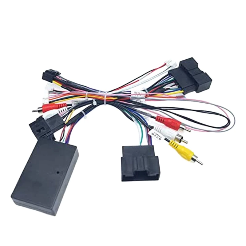 

Car 16PIN Audio Power Cord Radio Wiring Harness with Canbus Box for Focus