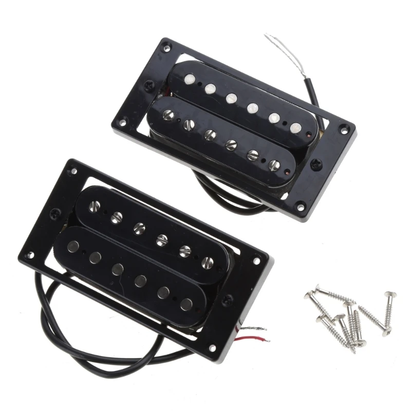 

Electric Guitar Humbuckers Pickups Double Coil Guitar Bridge & Neck Pickups Set Dropship