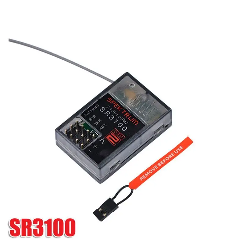 Фото Приемник Sr3100 подходит для пультов дистанционного управления Dx3r, Dx2e, Dx5c, игрушек, электронных запасных частей, пластик. №2