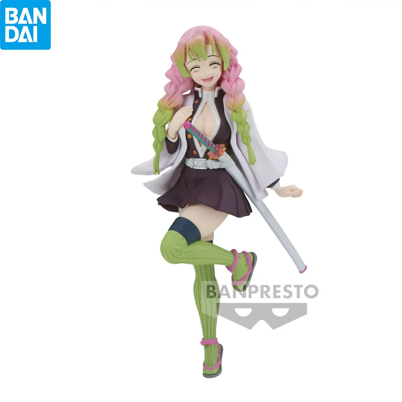 

Original Banpresto Demon Slayer The Love Pillar Kanroji Mitsuri Collectible Action Figure Anime Toys Model Gifts