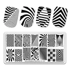 BeautyBigBang, новинка 2022 года, 3D геометрические визуальные полоски, фотообои с геометрическим рисунком