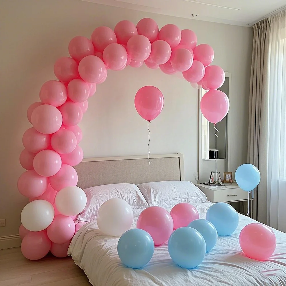 50 шт. 5/10/12 дюймов зеленые шары круглые розовые синие желтые красные фиолетовые