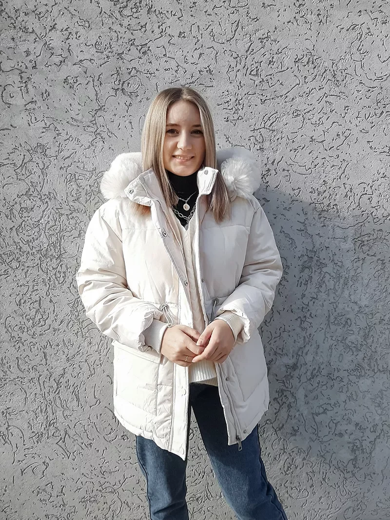New2022 Cotton Padded Fur Parka New Big Fur Collar Down Winter Jacket Women Thick Warm Parkas Female Outerwear