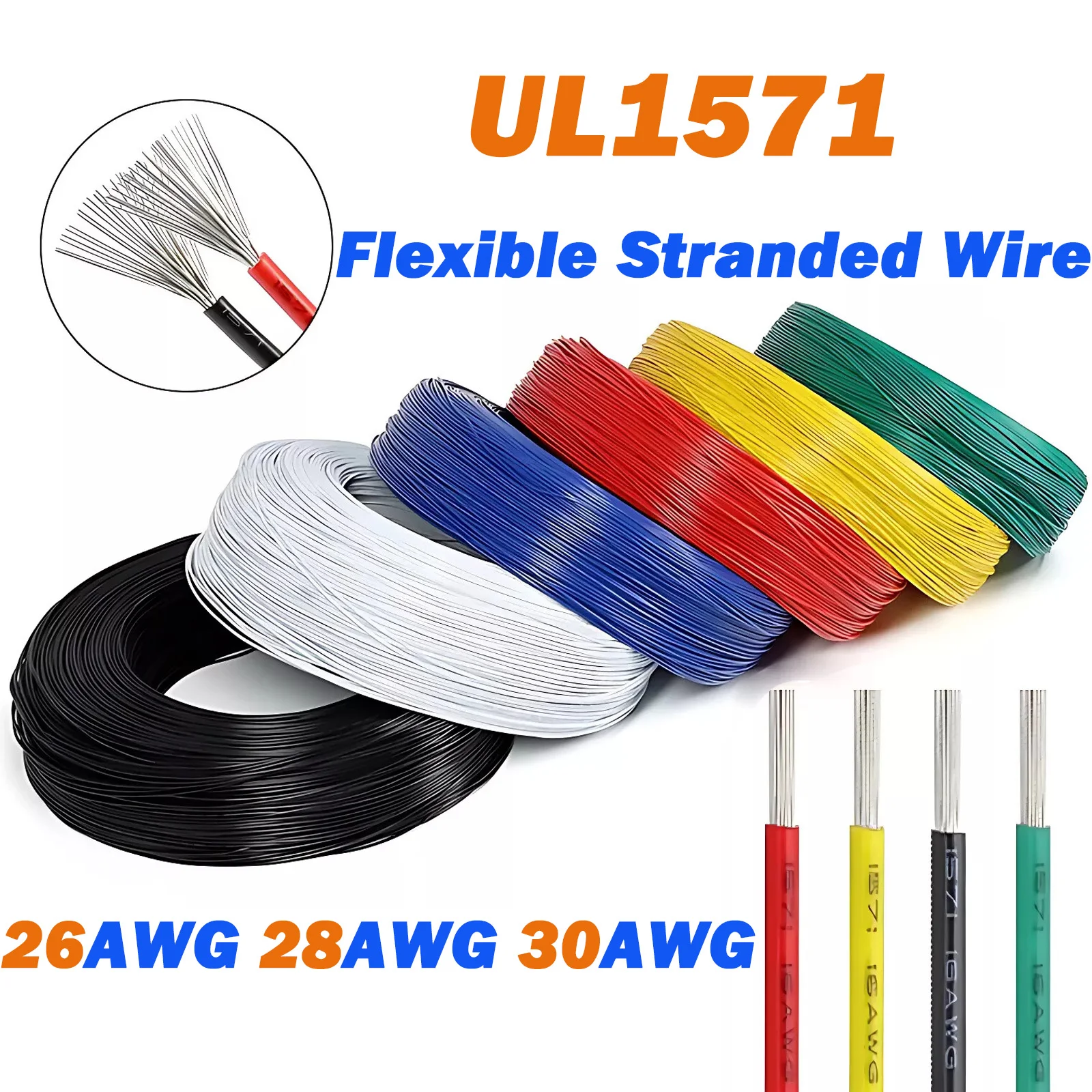 

Электронный провод UL1571 26AWG 28AWG 30AWG
