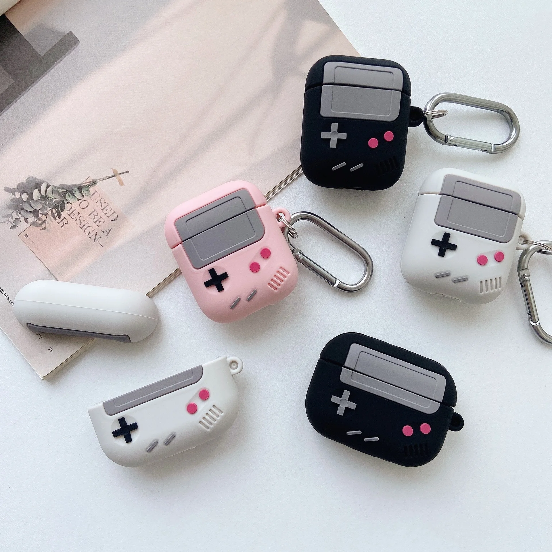 

Earphone Protective Sleeve Soft Game Machine for Apple Headphones Protective Case Silicone AirPods Protective Case
