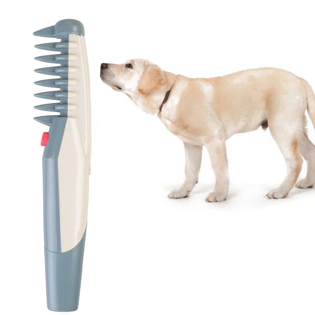 

1PC Practical Durable Professional Electric Dog Brush Comb Quick Cleaning Tool Dog Cat Hair Trimmer Pet Grooming Comb