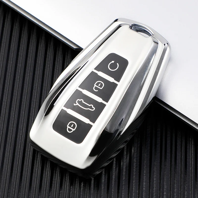

Автомобильный чехол-брелок для Geely Coolray X6 X7 Геометрия C Emgrand Global Kulrey Hawk GX7 Okavango ТПУ чехол для автомобильного ключа аксессуары