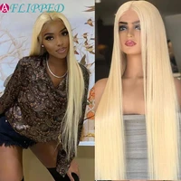 613 lace front wig 150 30 brazilian straight human hair wigs pre plucked remy 613 blonde 13x4 lace frontal wig bleached knots