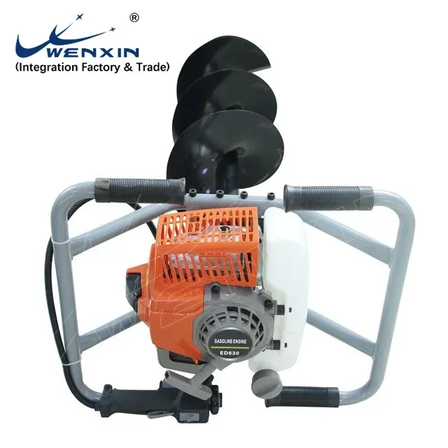 Мощные земляные буры WENXIN CE с глубоким столбом об/мин кВт ручные колесом