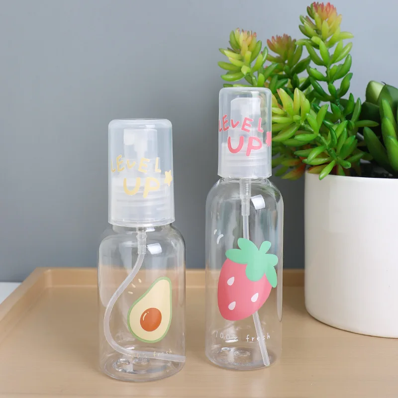 

100ml Lotion Spray Bottle Perfume for Women Portable Cute Intimate Accessories Travel Set Small Refillable PET Little Atomizer