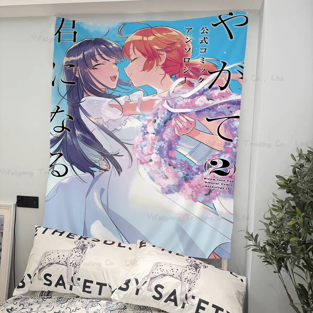 Аниме Bloom Into You аниме-гобелен подвесной Таро хиппи настенные коврики листы для