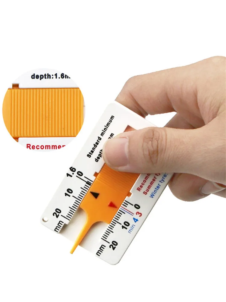 Измеритель глубины шин автомобиля 0-20 мм глубинометр протектора индикатор прицеп