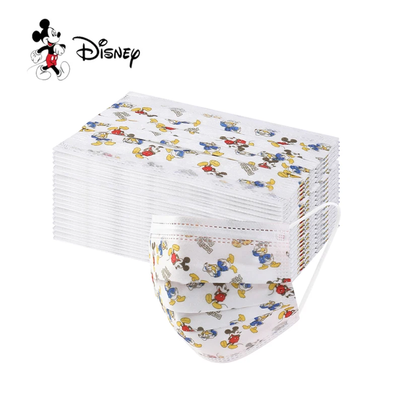 

Детские маски Disney, не моющиеся одноразовые Мультяшные маски Микки, Человек-паук, мороженое, для мальчиков и девочек, милая детская маска для ...