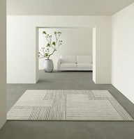 living room carpet bedroom light luxury home modern minimalist abstract striped bedside blanket coffee table floor mats rugs
