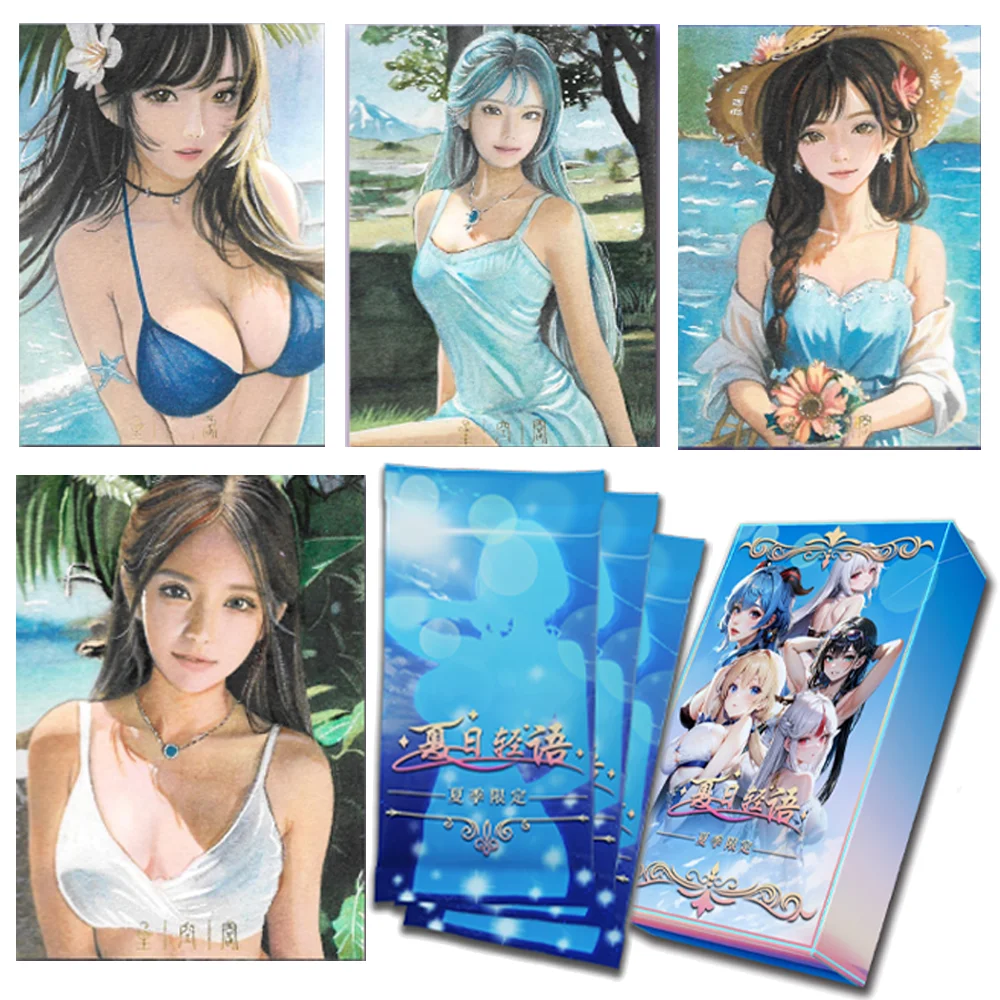 

Summer Light Talk Sexy Lure Card Genshin Honkai Star Rail Arkights Sword Art Online Female Character Card Collection Rare Gifts