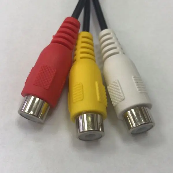 2 5 мм Мини AV штекер к 3RCA гнездо M/F Аудио Видео кабель переходник со стерео разъемом