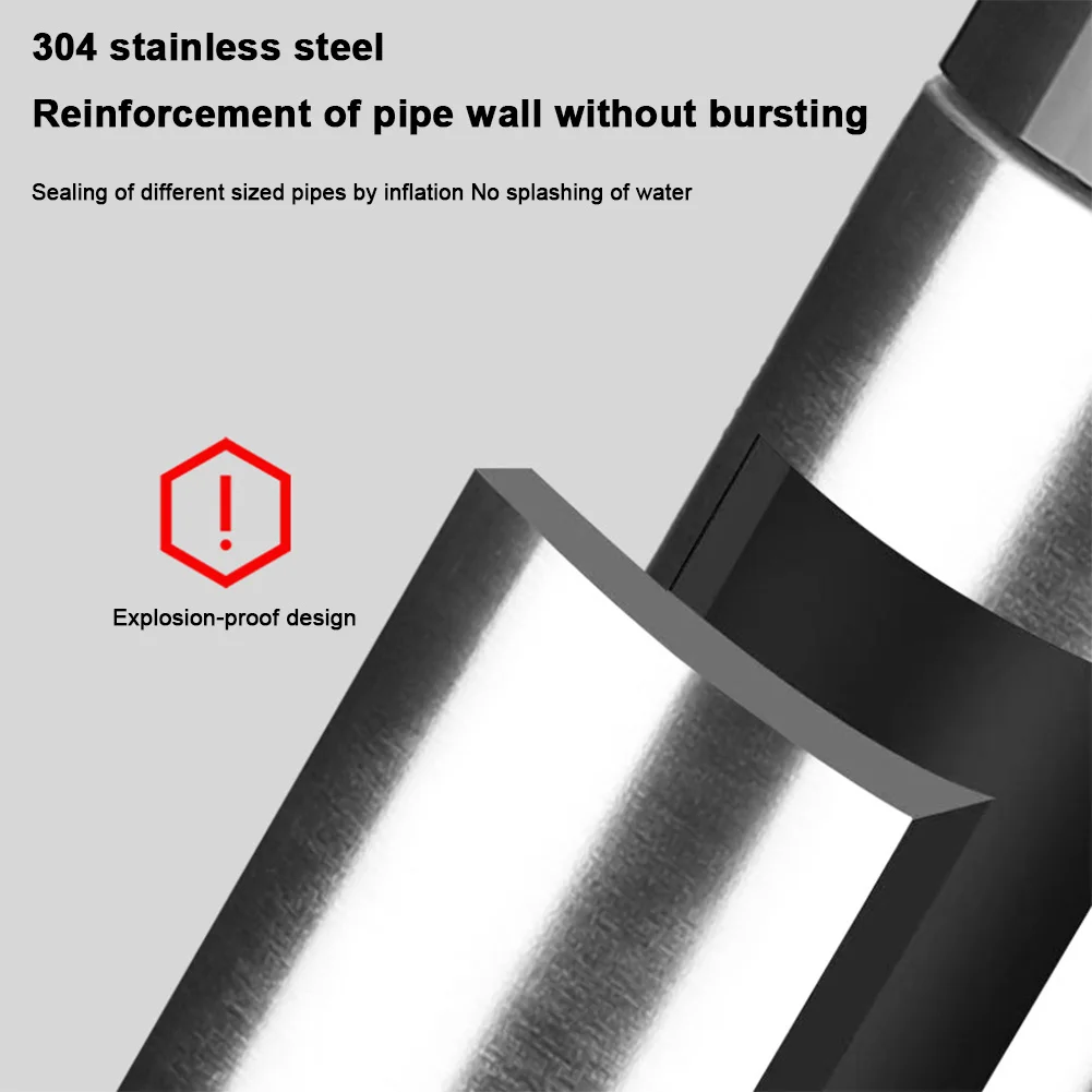 Трубный плунжер из нержавеющей стали электрический для унитаза бластер слива