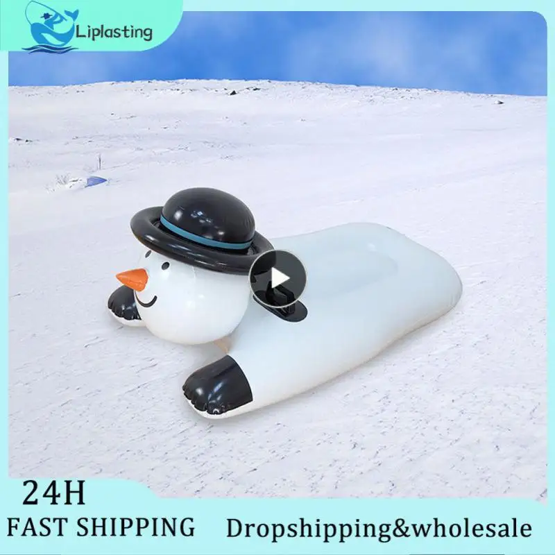 

Cold Resistant Child Ski Ring Winter Fun Childrens Winter Toys Portable Child Snow Tube Ski Accesories Pvc Christmas Sleigh