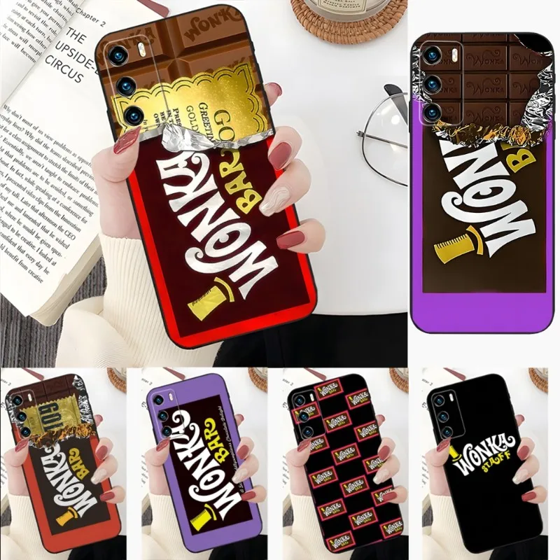 

Desktop Wonka Choco Phone Case For Huawei Mate 40 30 20 10 9 8 Pro S 20X 5G 40E Plus G9Plus Magic3 Pro Nova 7i 7 Pro SE TPU