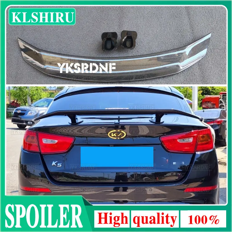 

Универсальный Спойлер для нового KIA Stinger, крыло K2 K3 K5 K9 из АБС-пластика для багажника автомобиля, черный задний хвост губ, декоративные аксесс...