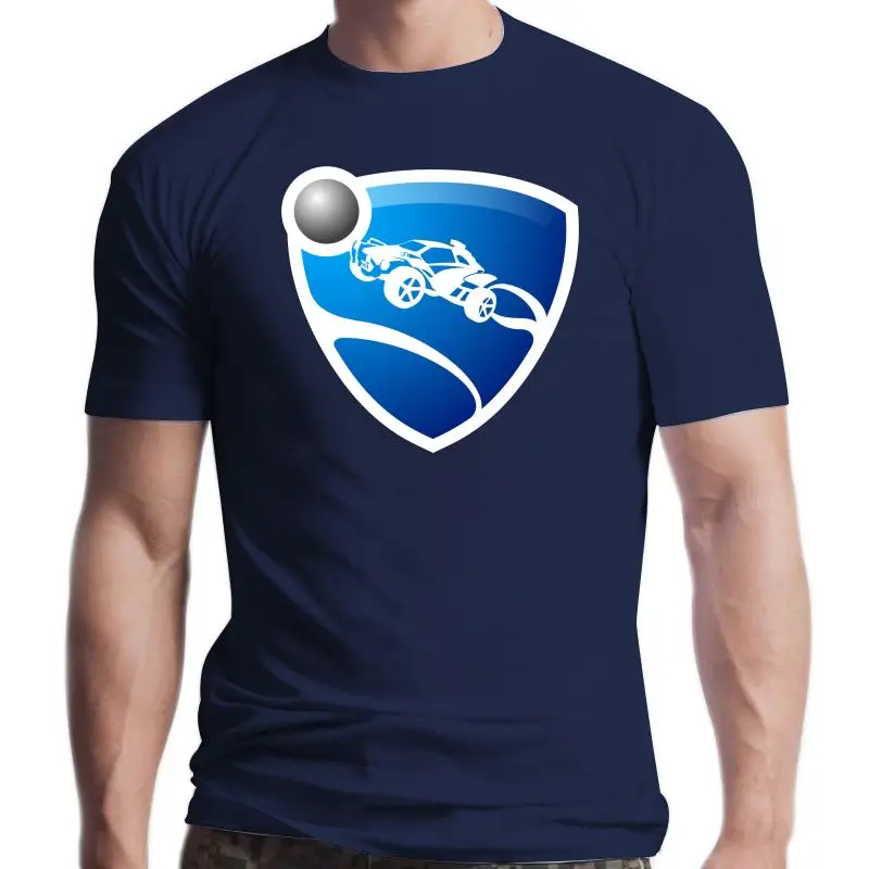 

Новая рубашка Rocket League, футболка с коротким рукавом для мужчин, белая форма, забавная футболка, красивая и простая
