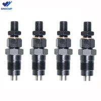 4pcs diesel fuel injectors set 23600 59155 093500 4500 for toyota hilux 2l te 1990 1993 new with 3 month warranty