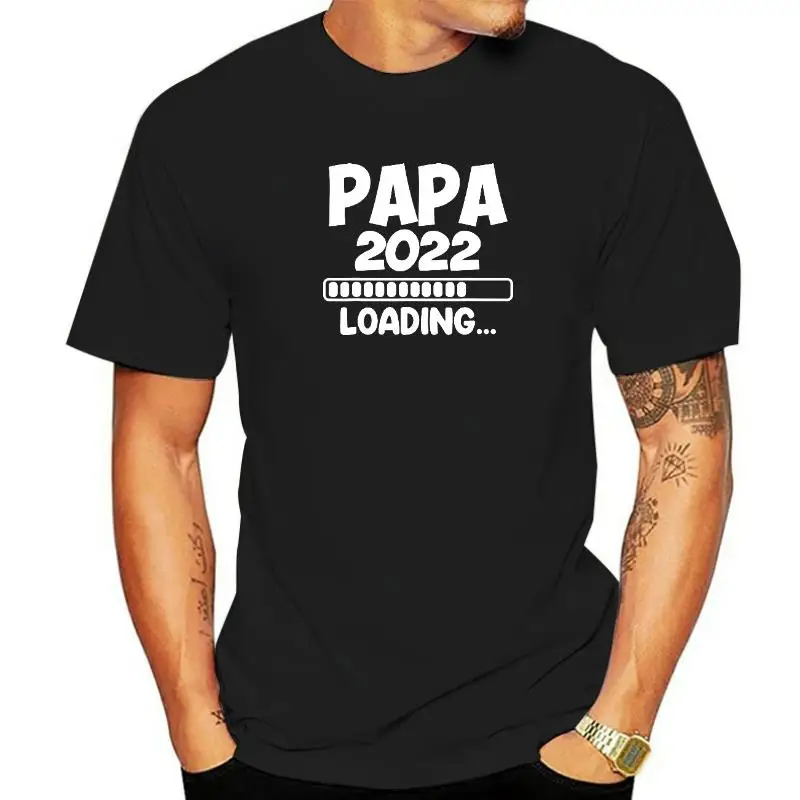 

Забавная модель Papa 2022, новинка, мужские футболки для отца, забавная Мужская хлопковая футболка с круглым вырезом, топы