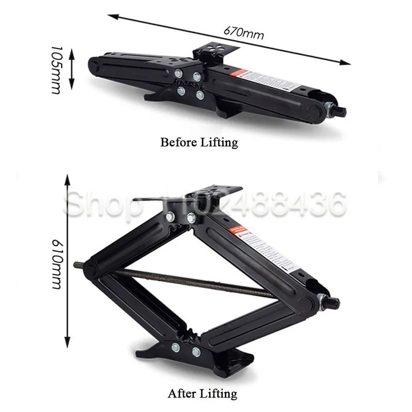 2 шт. 5000 фунтов ножничные выравнивающие домкраты для кемпера стабилизатор