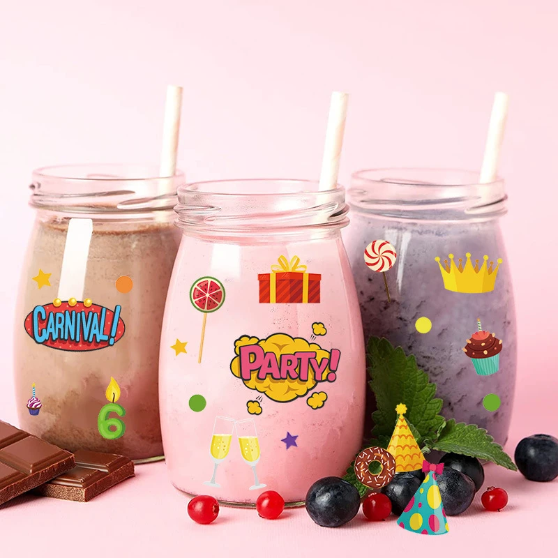 Декоративные наклейки из ПВХ на день рождения самоклеящиеся детские стену