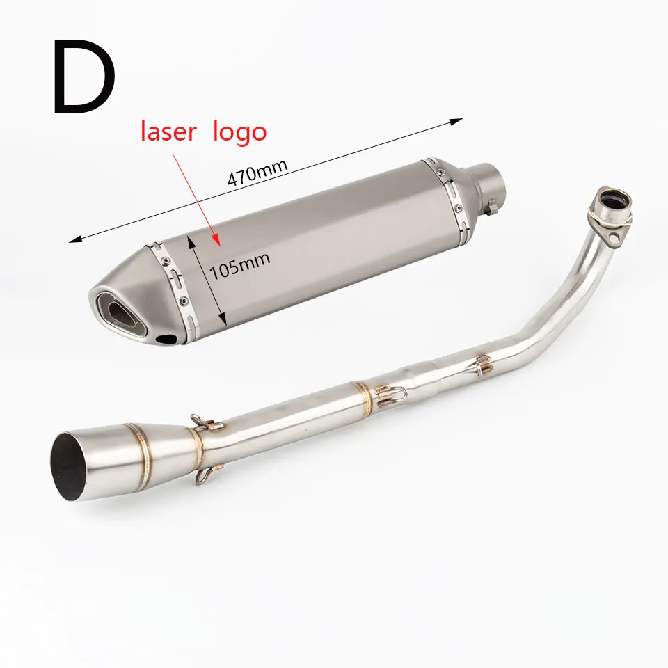 Для Honda Cross Cub110 CC110 выхлоп 2018-2023 мотоциклетная выхлопная система Escape полная система модификация Cub110 глушитель передней трубы 110CC