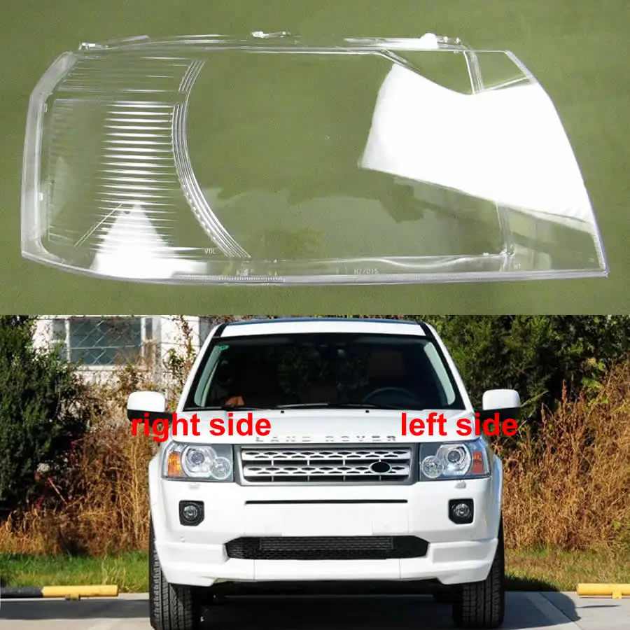

For Land Rover Freelander 2 2007-2012 Headlight Transparent Cover Lampshade Headlamp Shell Plexiglass Replace Original Lens