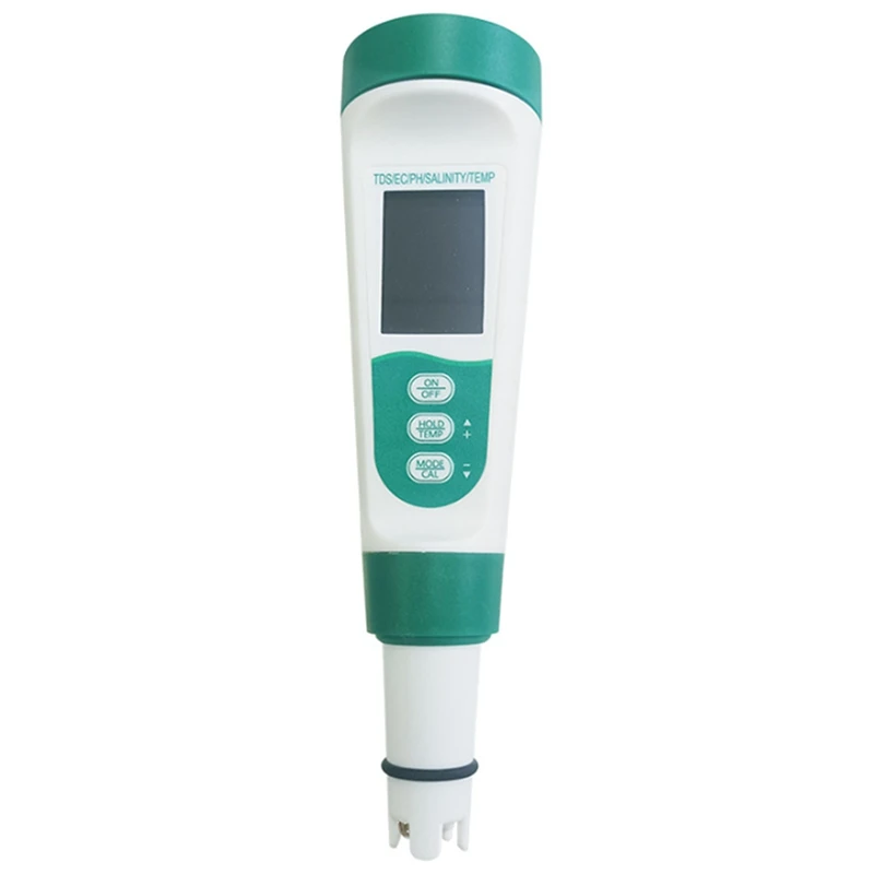 TDS-тестер 5 в 1 измеритель PH TDS EC соль температуры водозащита IP65 PPM