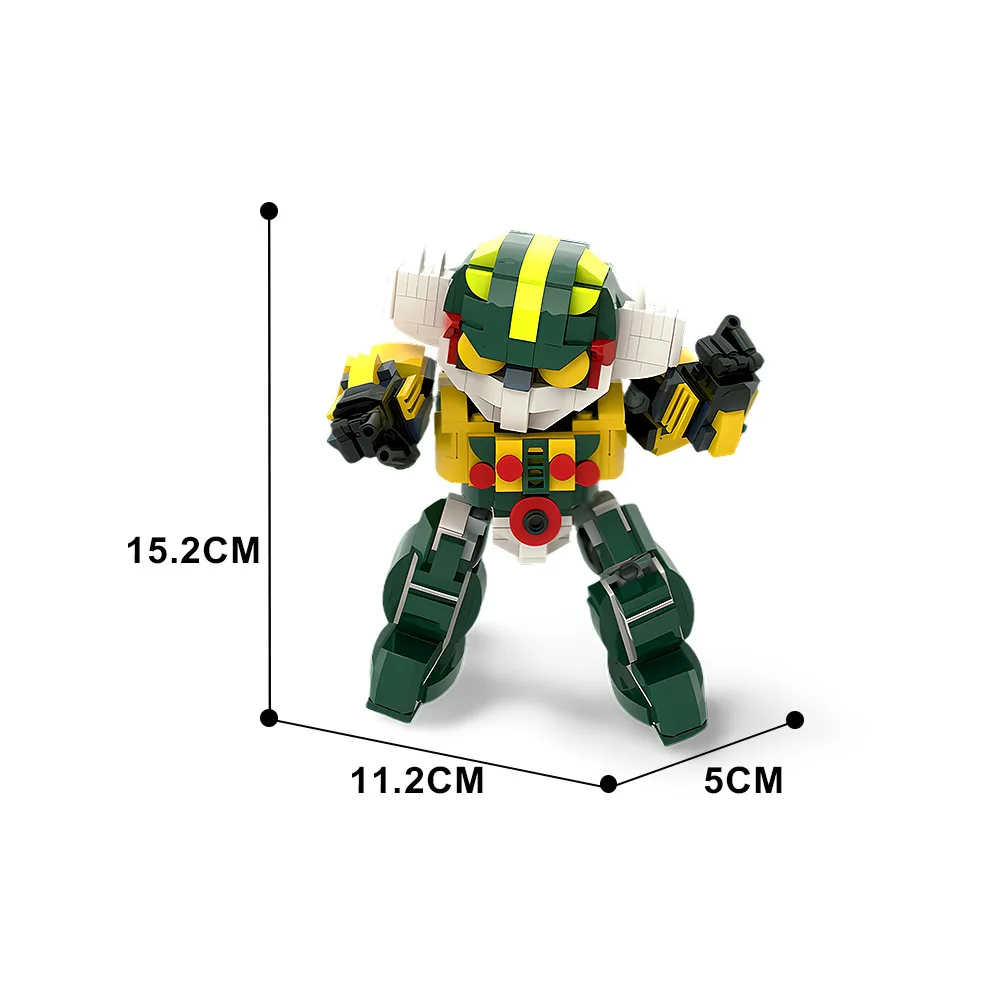 Конструктор MOC Steel Jeeg: Классический ретро-робот, набор кирпичиков, фигурка меха, модель для самостоятельной сборки, подарок для взрослых, коллекционная серия (art.: 3920daebbbd75) - 3920daebbbd75