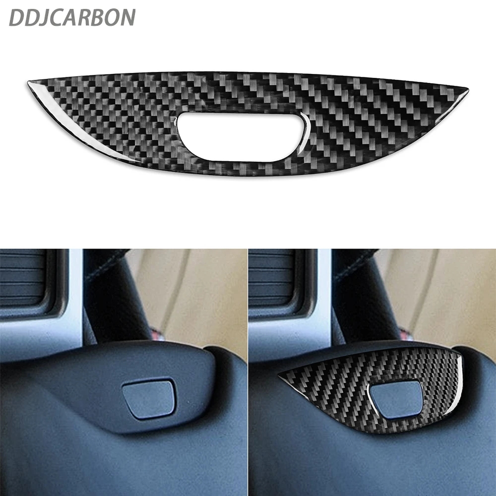 For BMW X5 E53 2000-2006 Carbon Fiber Central Armrest Storage Box Switch Trim Cover Car Interior Accessories Decoration Sticker