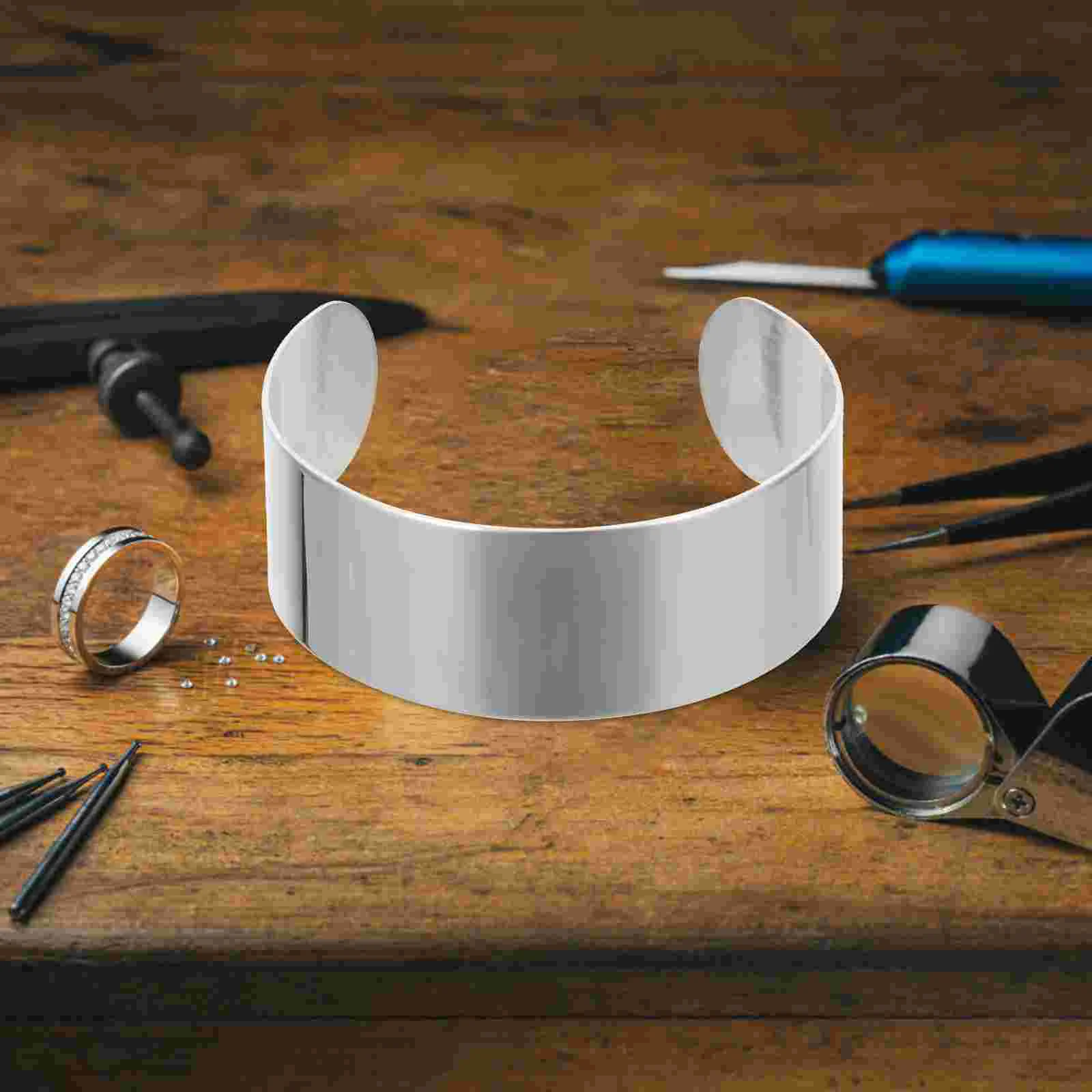 Браслет-браслет с сердечником металлические заготовки объемный корсаж серебро