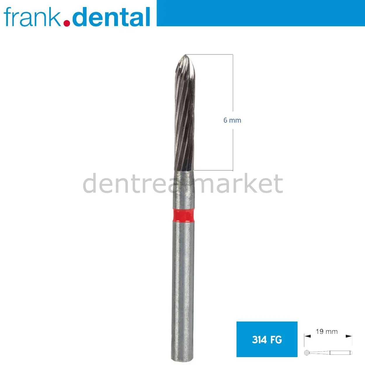 

Frank Dental-Tungusten, карпид, приспособление для удаления клея и удаления склеивания, Bur - C282