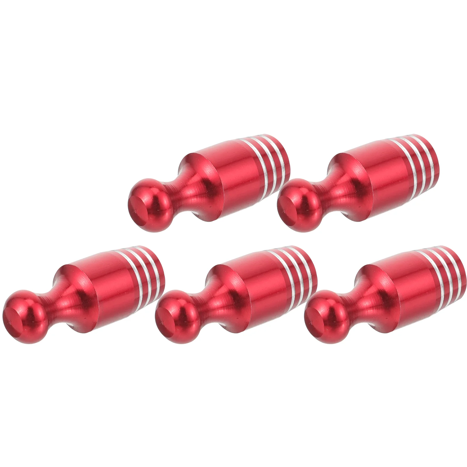 

5 Pcs Tire Air Nozzle Covers Decor Replacement Car Valves Stem Caps Accessories Small Shaped Bike Funny Replacements