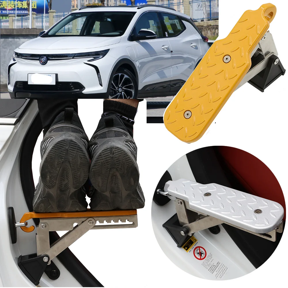 

Universal Fit Car Door Step, Foldable Roof Rack Door Step Up on Door Latch,Access to Rooftop for BUICK VELITE 7 2010-2025