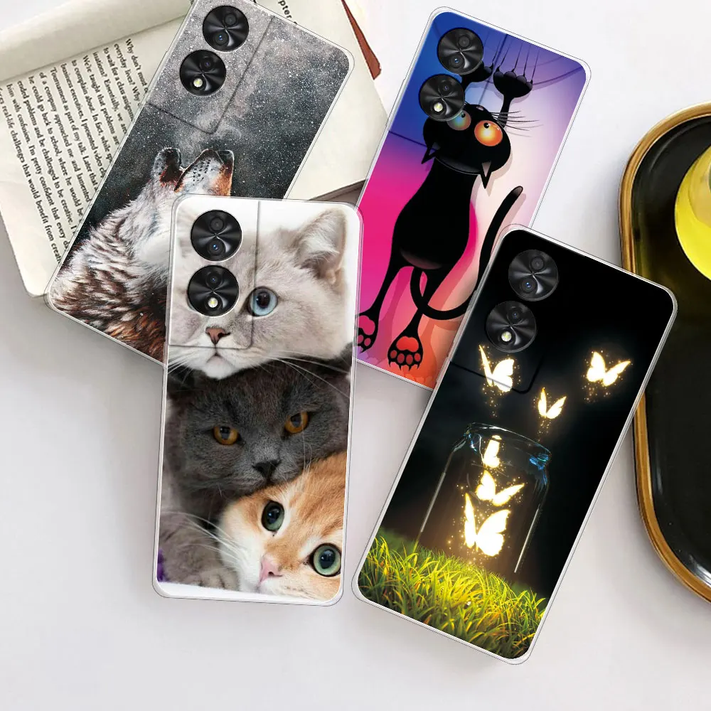 Для TCL 50 SE чехол 6 78 &quotпрозрачный мягкий силиконовый бампер для телефона 5G