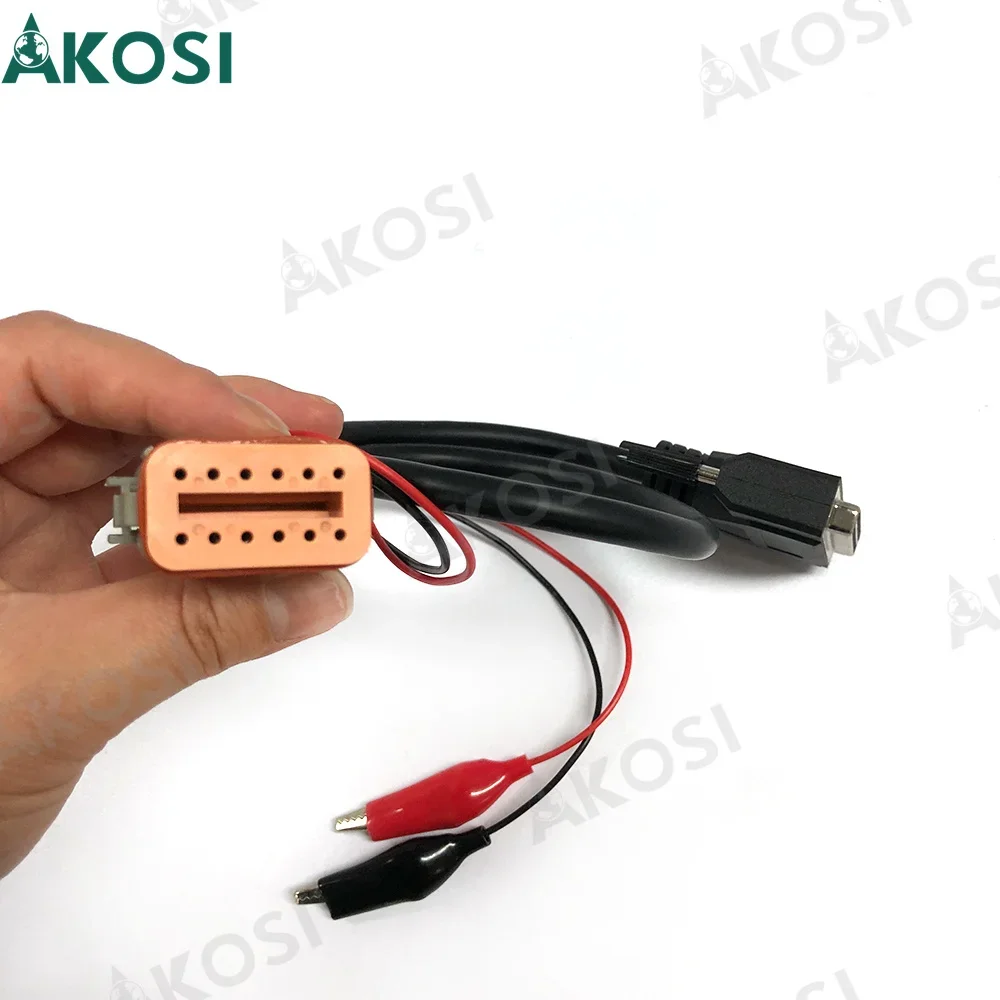 12-контактный кабель OBD для грузовика Komatsu адаптер кабеля Inline6 OBD2 подключения