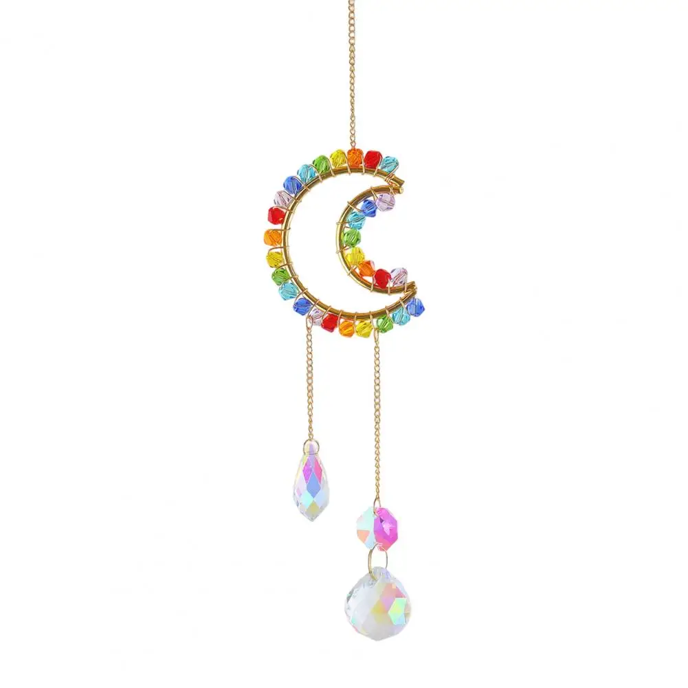 

Useful Rainbow Maker Shining Agate Anti-corrosion Hanging Sun Catcher Photography Prop