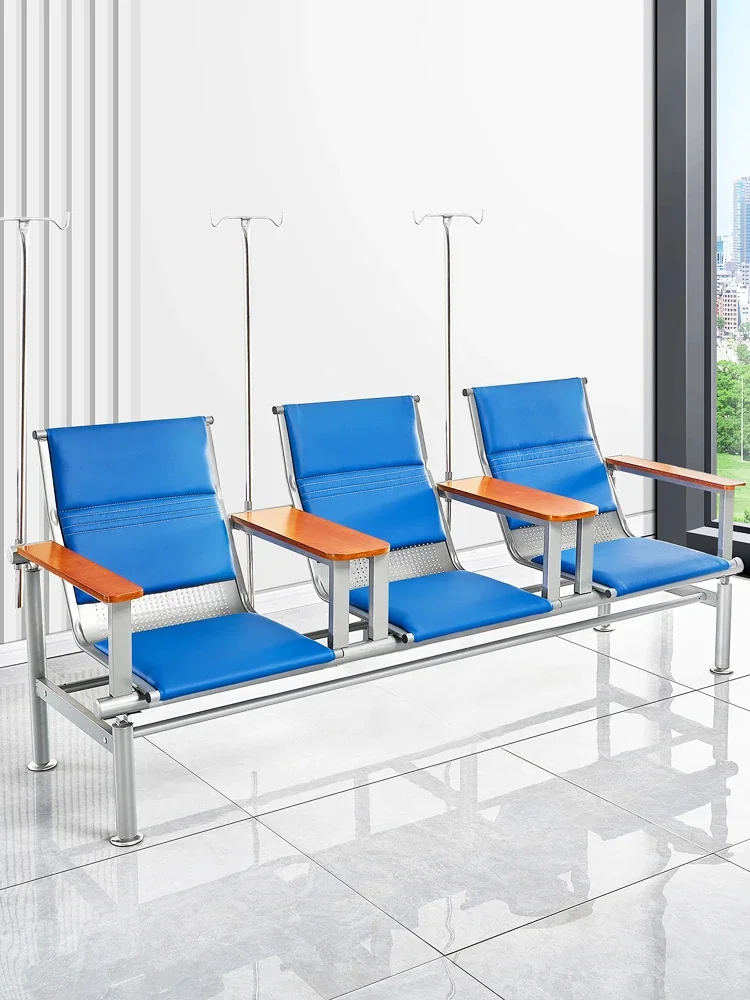 Стул инфузионный для одного человека больничное длинное амбушюрное кресло трех