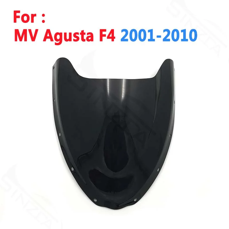 Ветровое стекло для MV Agusta F4 2001-2010, ветровое стекло, ветровые дефлекторы, черный цвет 2002 2003 2004 2005 2006 2007 2008 2009