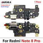 Оригинальный Новый USB-разъем для зарядки, гибкий кабель с микрофоном, микрофон для Xiaomi Redmi Note 8 Pro, зарядная плата с IC