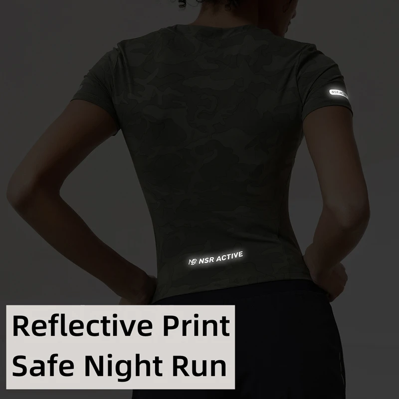 High Quality Women Short Sleeve 1/4 Zip Yoga Shirt Top Workout Gym Sweatshirt Sport Quick Dry Mesh Nylon Spandex Running T Shirt