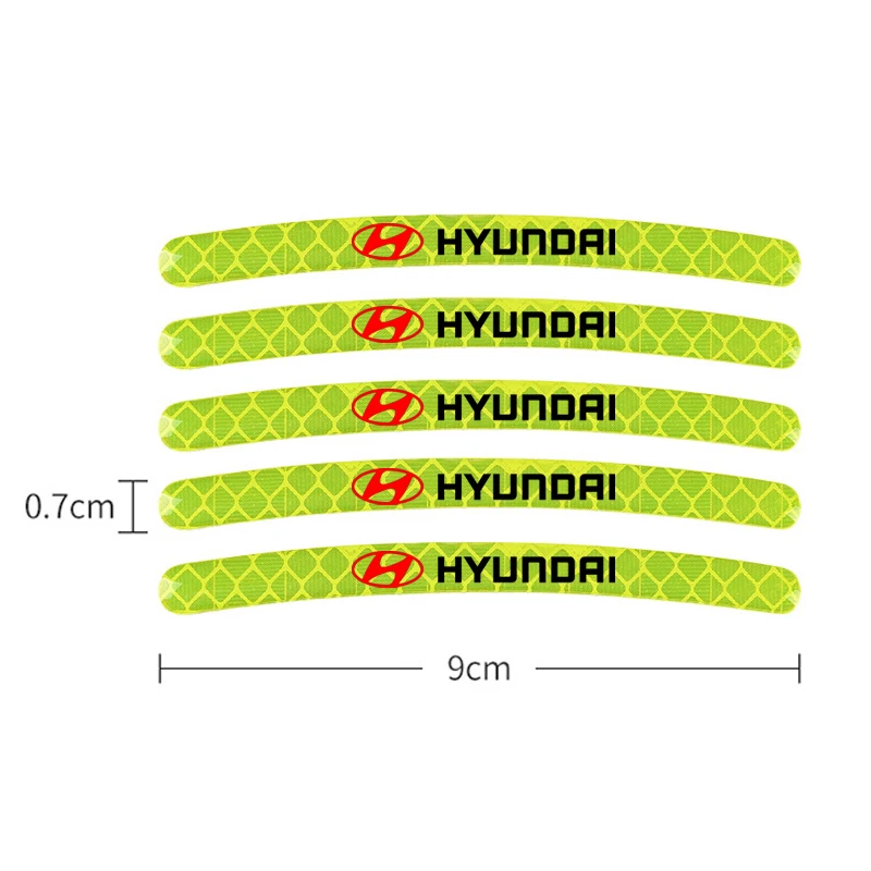 20 шт. декоративные светоотражающие наклейки на автомобильные колеса Solaris ix35 i20 i30