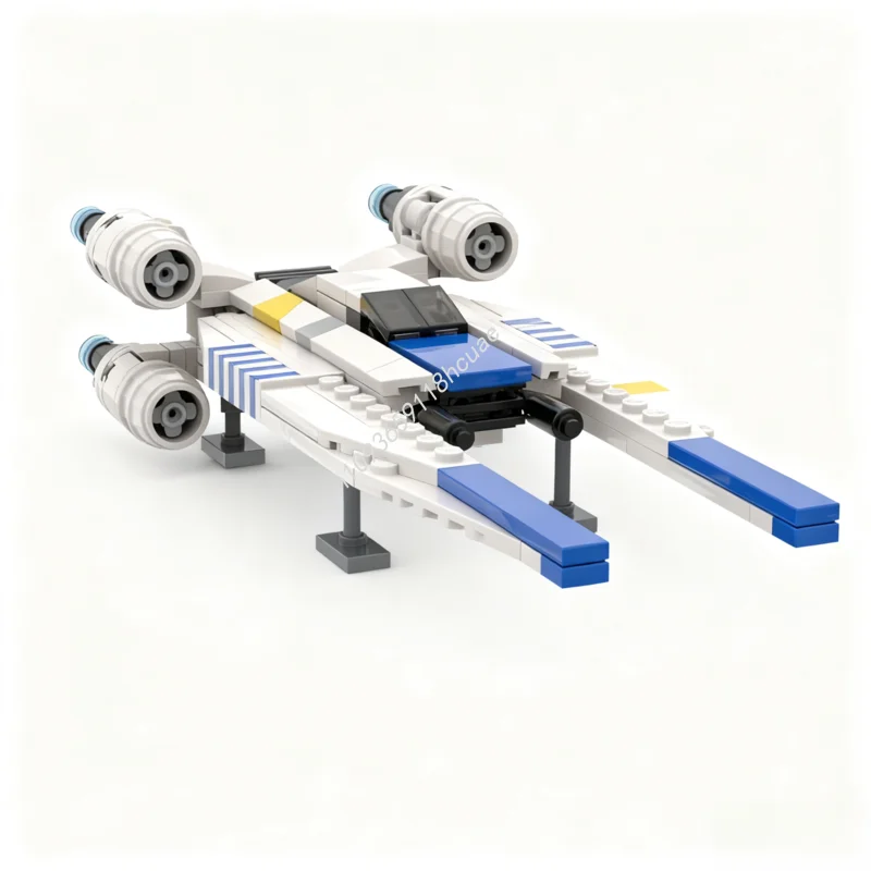 Фото 235 шт. MOC U Wing UT60D мини-масштабная звезда боевая модель строительные блоки DIY ремесленные игрушки дети собрать рождественские подарки №1