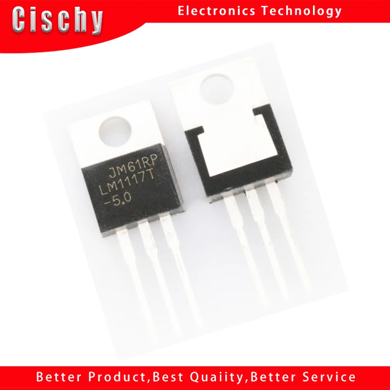 

10pcs LM1117T-5.0 TO-220 LM1117T-5 TO220 5V LM1117 and original In Stock