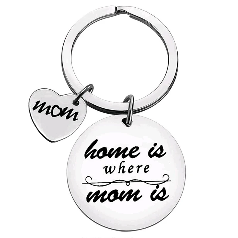 Брелок для мам домашний где мама подарок на день матери выпускной долгосрочных