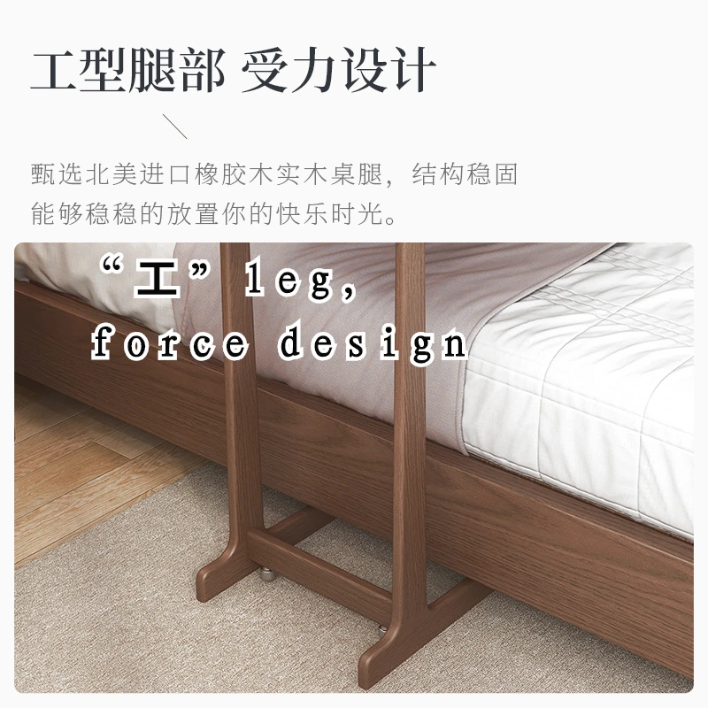 Стол компьютерный складной из массива дерева прикроватный столик для дома